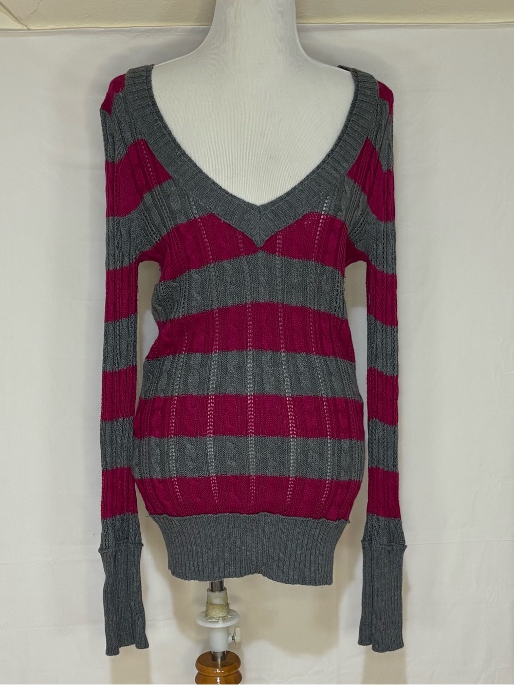 Vintage y2k Maurice’s size large stripped sweater